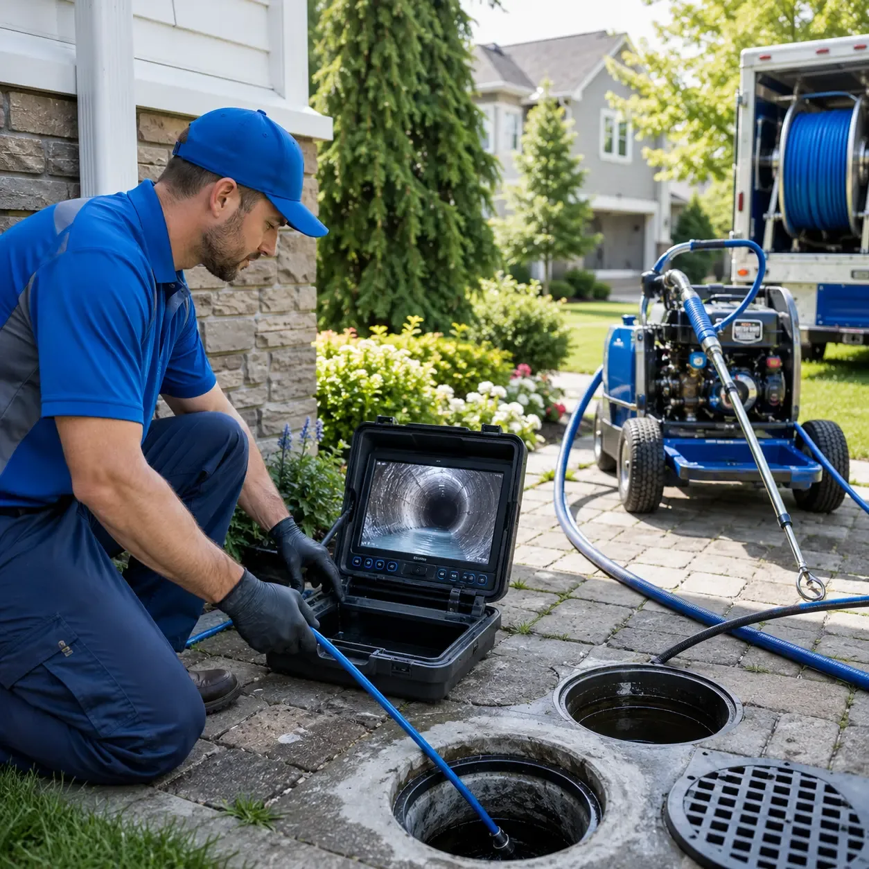Outdoor drain cleaning professionals serving Saraland, AL
